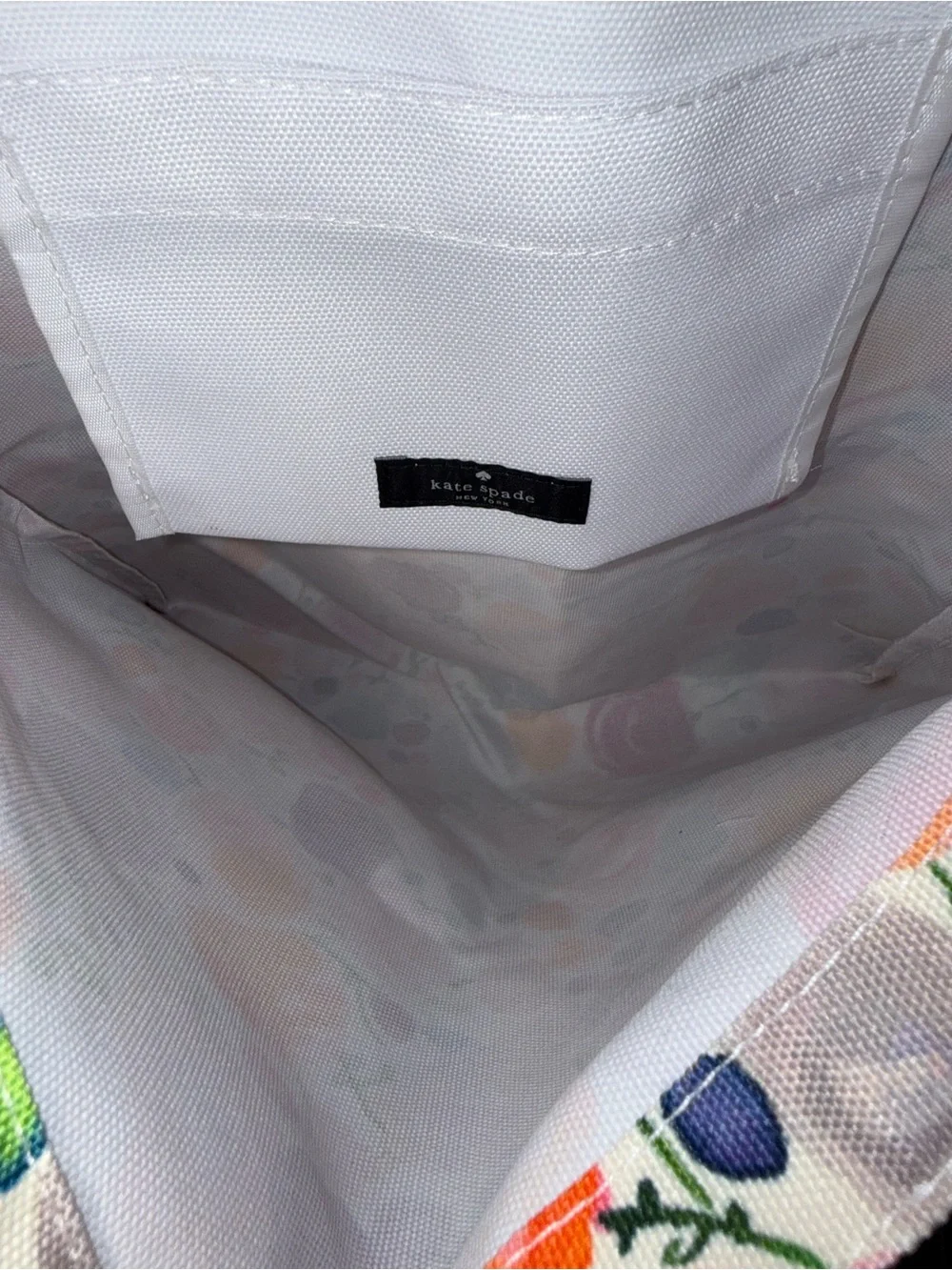 Kate Spade New York Floral Canvas Book Tote, NWT